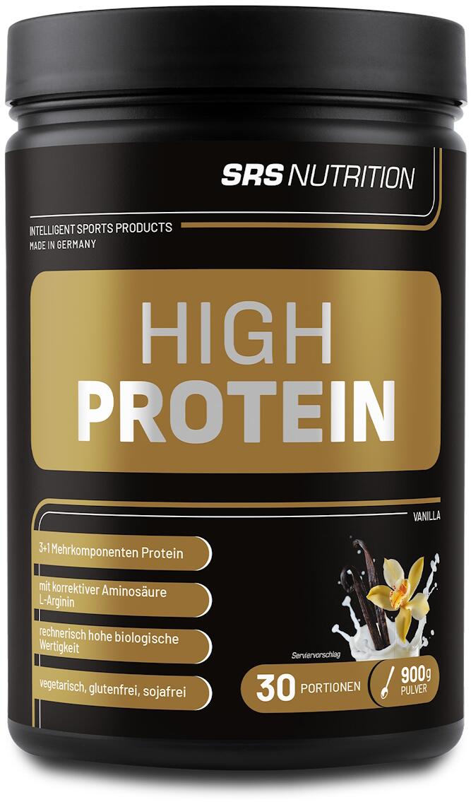 SRS High Protein, 900 g Dose, Vanille