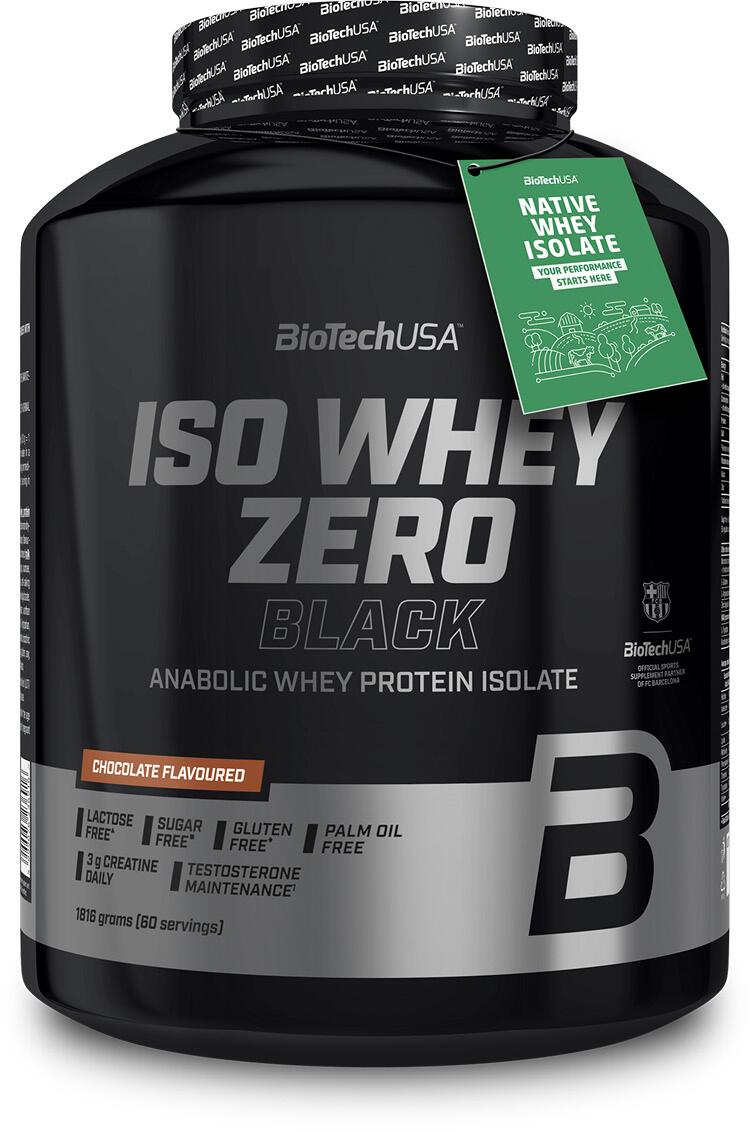 BioTech USA Iso Whey Zero Black, 1816 g Dose, Schokolade