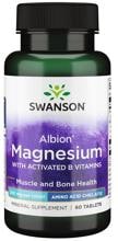 Swanson Albion Magnesium 200 mg, 60 Tabletten