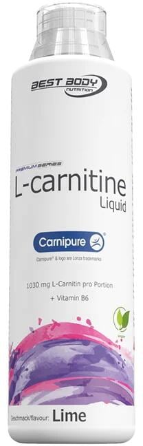 Best Body Nutrition L-Carnitin Liquid, 500 ml Flasche, Limette