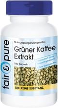 fair & pure Grüner Kaffee Extrakt (500 mg), 180 Kapseln Dose