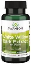 Swanson White Willow Bark Extract - 500 mg, 60 Kapseln