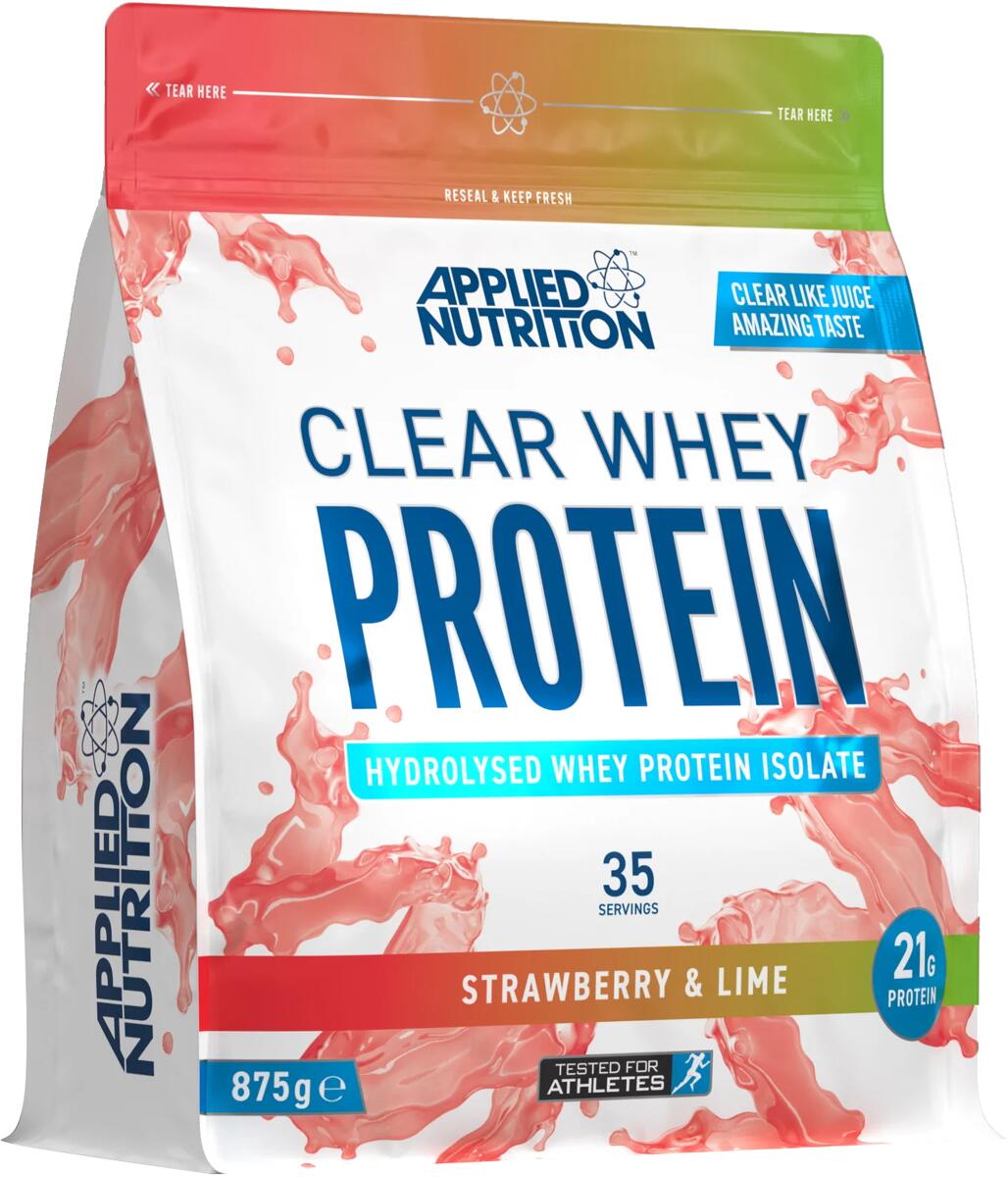 Applied Nutrition Clear Whey Protein, 875 g Beutel, Strawberry & Lime