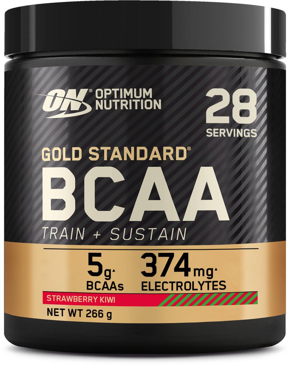 Optimum Nutrition Gold Standard BCAA Train + Sustain, 266 g Dose, Strawberry & Kiwi