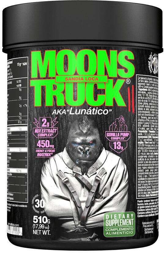 Zoomad Moonstruck 2.0 Pre-Workout, 510 g Dose, Sandia Loca