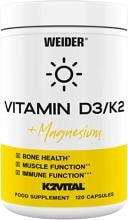 Weider Vitamin D3/K2 + Magnesium, 120 Kapseln