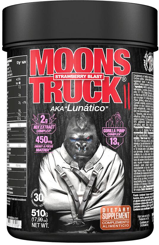 Zoomad Moonstruck 2.0 Pre-Workout, 510 g Dose, Strawberry Blast