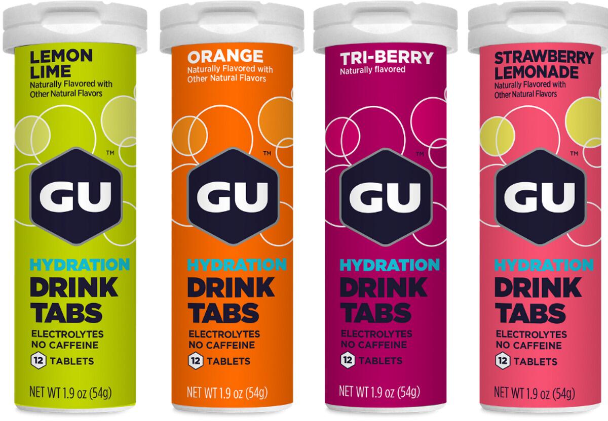 GU Energy Hydration Drink Tabs, 4 x 12 Brausetabletten, Mixed