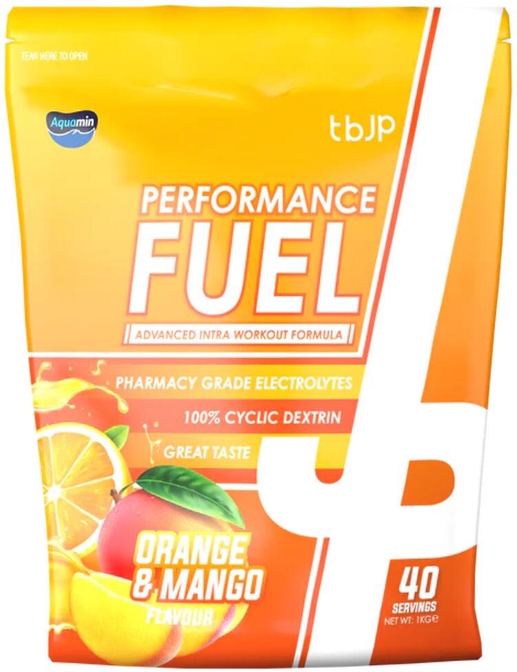 Trained by JP Performance Fuel, 1000 g Beutel, Orange & Mango