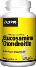 Jarrow Formulas Glucosamine + Chondroitin, 240 Kapseln
