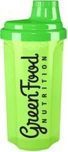 GreenFood Nutrition Shaker, 500 ml, Transparent Grün