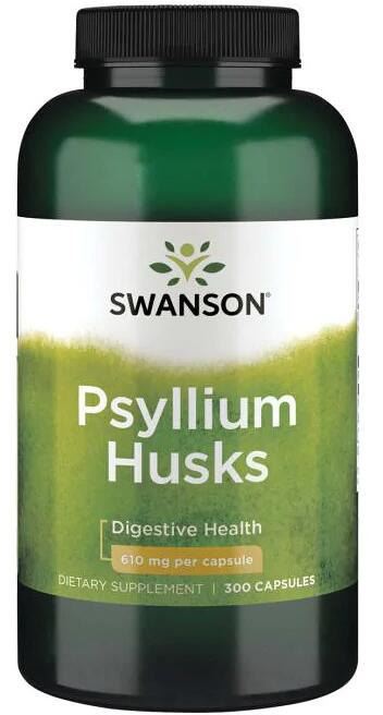 Swanson Psyllium Husks 610 mg, 300 Kapseln