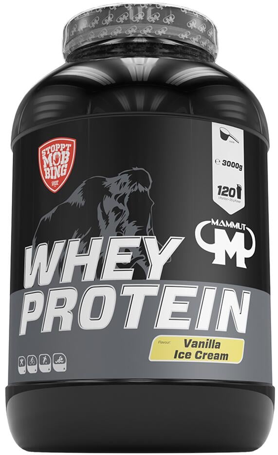 Best Body Mammut Whey Protein, 3000 g Dose, Vanilla Ice Cream