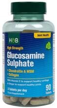 Holland & Barrett High Strength Glucosamine Sulphate + Chondroitin & MSM + Collagen, Tabletten