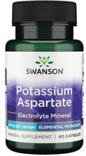 Swanson Potassium Aspartate 99 mg, 60 Kapseln