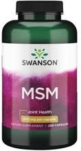 Swanson MSM 500 mg, 250 Kapseln
