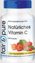 fair & pure Natürliches Vitamin C, 240 Kapseln Dose