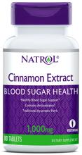 Natrol Cinnamon Extract, 1000 mg, 80 Tabletten