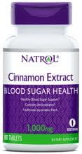 Natrol Cinnamon Extract, 1000 mg, 80 Tabletten