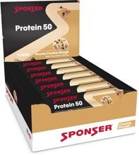 Sponser Protein 50, 25 x 50 g Riegel, Cookie Dough
