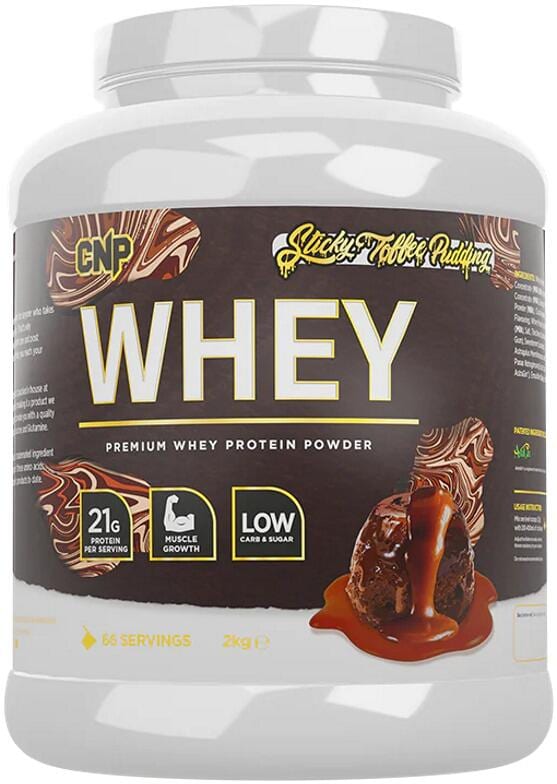 CNP Whey Protein Powder, 2000 g Dose, Sticky Toffee Pudding
