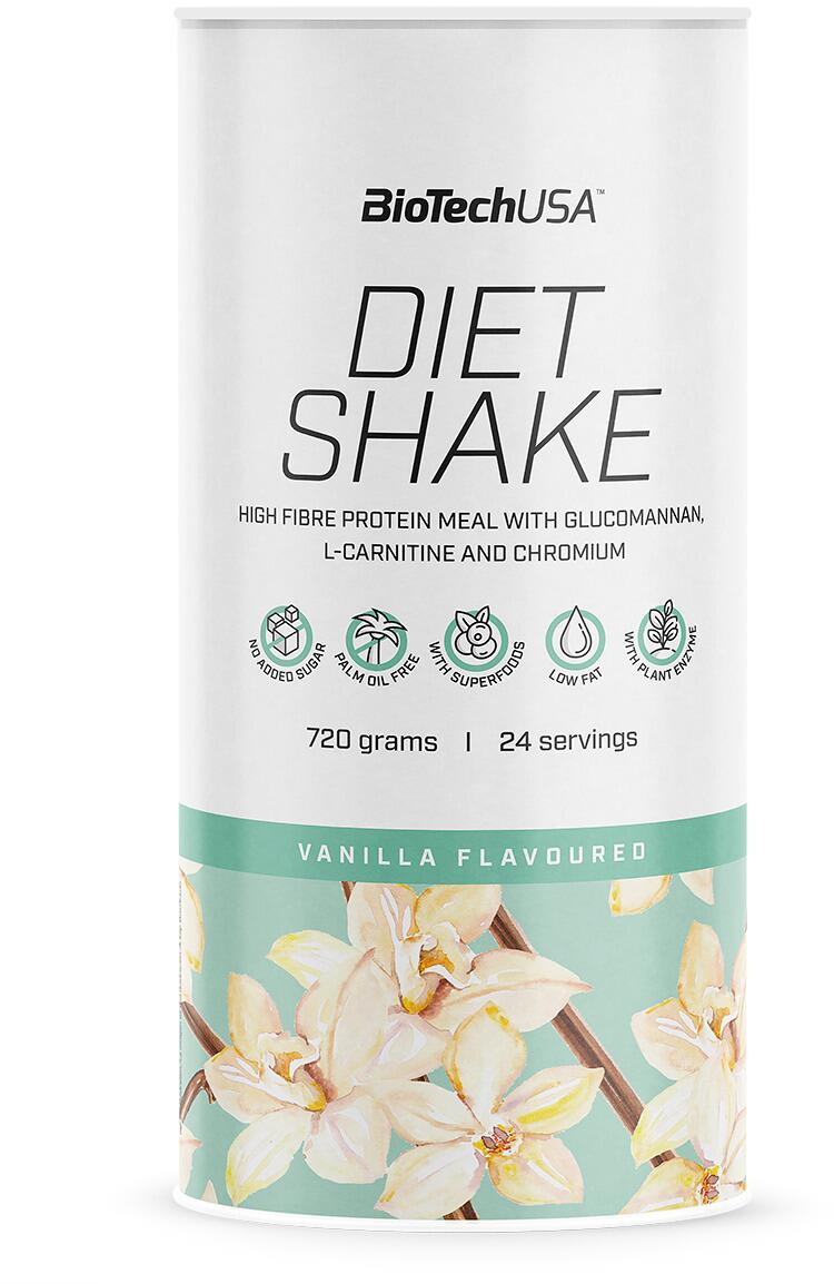 BioTech USA Diet Shake, 720 g Dose, Vanille
