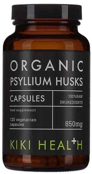 Kiki Health Organic Flohsamenschalen, 120 Kapseln