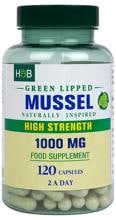 Holland & Barrett Green Lipped Muschel - 1000 mg, 120 Kapseln