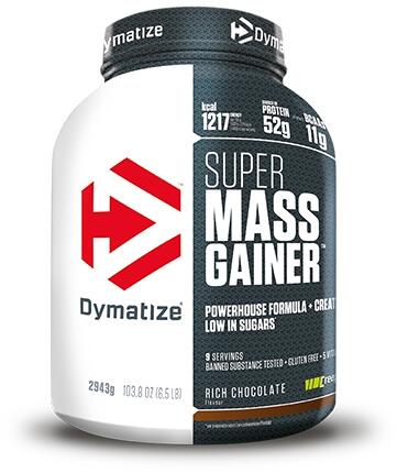 Dymatize Super Mass Gainer, 2943g Dose, Cookies & Cream