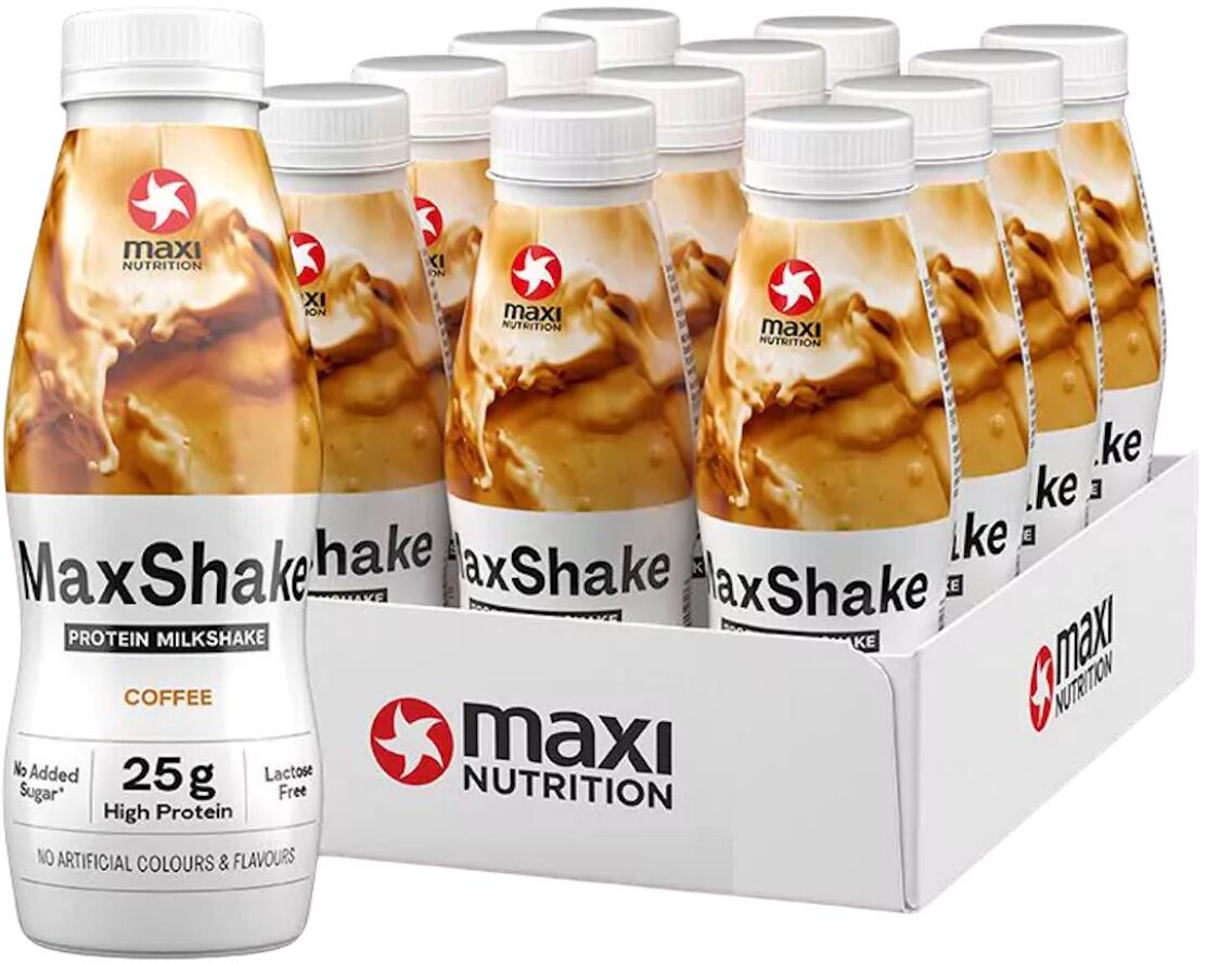 MaxiNutrition MaxShake, 12 x 330 ml Flasche (inkl. 3,- Euro Pfand), Coffee