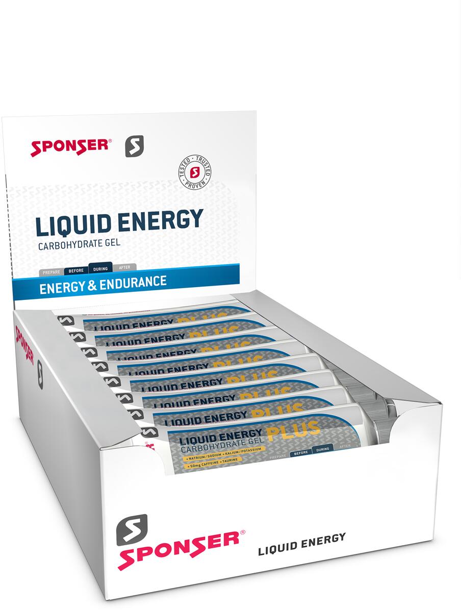 Sponser Liquid Energy Plus, 18 x 70 g Tube, Neutral
