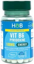 Holland & Barrett High Strength Vit B6 Pyridoxine - 100 mg, 120 Tabletten