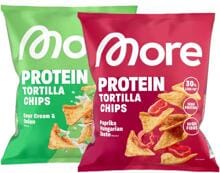 More Protein Tortilla Chips, 6 x 50 g Beutel