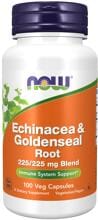 Now Foods Echinacea & Goldenseal Root 225 mg, 100 Kapseln