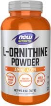 Now Foods L-Ornithine Pure Powder, 227 g Dose