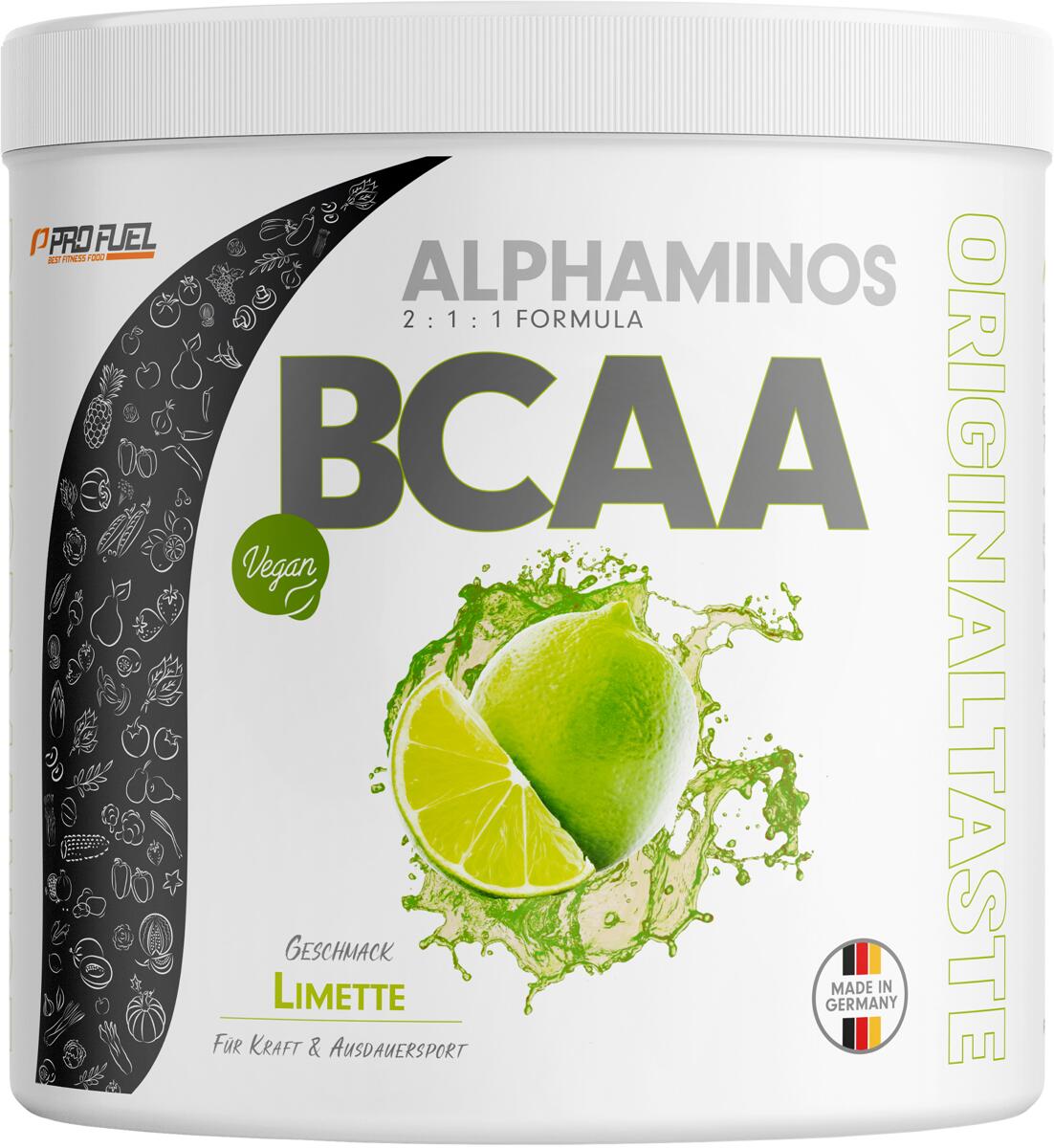 ProFuel Alphaminos BCAA, 300 g Dose, Fresh Lime