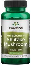 Swanson Full Spectrum Shiitake Mushroom 500 mg, 60 Kapseln