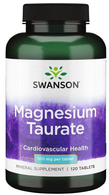 Swanson Magnesium Taurate 100 mg, 120 Tabletten