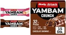 Body Attack Yambam Crunch, 15 x 55 g Riegel