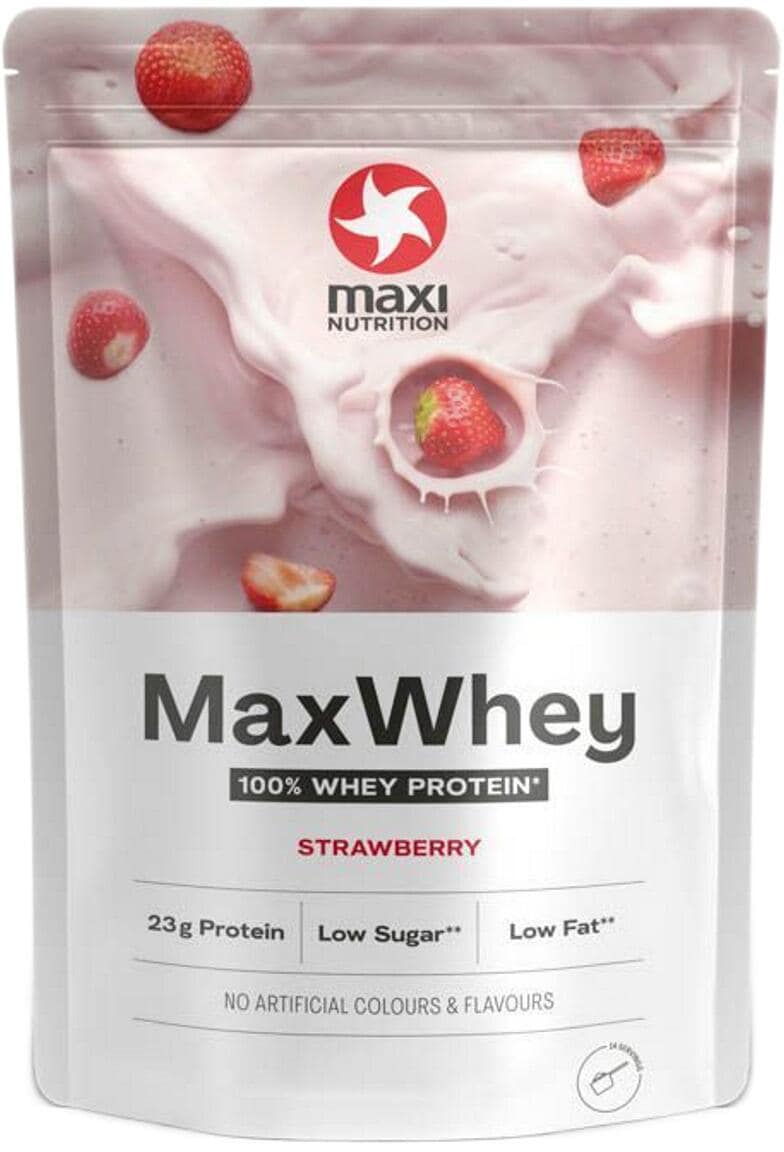 MaxiNutrition MaxWhey 100% Whey Protein, 420 g Beutel, Strawberry
