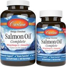 Carlson Labs Norwegian Salmon Oil Complete, 120 + 60 Kapseln