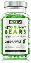 BeKeto Keto Gummy Bears, 60 Gummies, Green Apple