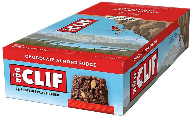 Clif Bar Energy Bar, 12 x 68 g Riegel, Chocolate Almond Fudge