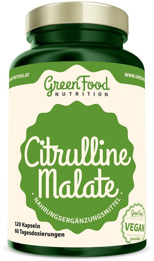 GreenFood Nutrition Citrulline Malate, 120 Kapseln