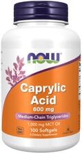 Now Foods Caprylic Acid 600 mg, 100 Softgels