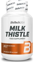 BioTech USA Milk Thistle (Mariendistel-Extrakt) Kapseln, 60 Kapseln Dose