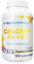 Allnutrition Calcium D3 + K2, 2000 IU, 90 Kapseln