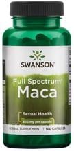 Swanson Full Spectrum Maca 500 mg, 100 Kapseln