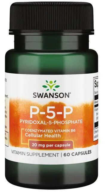 Swanson P-5-P Pyridoxal-5-Phosphate 20 mg, 60 Kapseln
