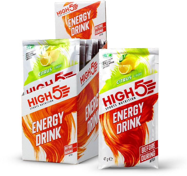 High5 Energy Drink, 12 x 47 g Beutel, Citrus